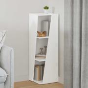 vidaXL Sidobrett Vit 33 x 32 x 100,5 cm Konstruerat trä