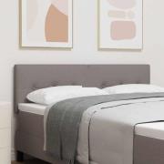 vidaXL LED huvuddyna med LED-ljusslingor Taupe 160 cm tyg