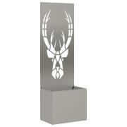 vidaXL Trädgårds integritetsskärm Djurtryck Rostig 50 x 32 x 150 cm