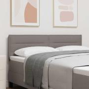 vidaXL LED huvuddyna med LED-ljusslingor Taupe 144 cm tyg