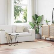 vidaXL Områdesmattor HUARTE Beige 160 x 230 cm Polyester