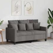 vidaXL 2-sitssoffa taupe 120 cm tyg