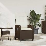 vidaXL Fällbara trädgårdsstolar 56 x 60 x 112 cm stål