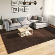 vidaXL Mellanhög mjuk och tvättbar matta HUARTE Brun 340 x 240 cm