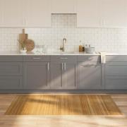 vidaXL Matta rektangulär naturlig 100x200 cm bambu