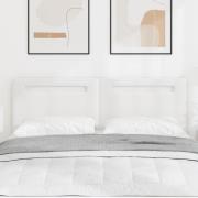 vidaXL LED huvuddyna Vit 160 cm Konstläder