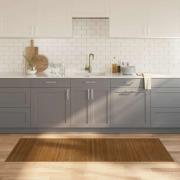 vidaXL Matta rektangulär brun 80x200 cm bambu