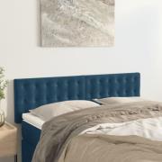vidaXL Sänggavlar mörkblå 144x5x78/88 cm sammet