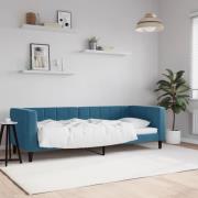 vidaXL Dagbädd blå 80x200 cm sammet