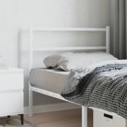 vidaXL Ersättningsgavel metall vit 100 cm