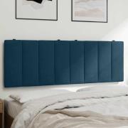 vidaXL Headboard Cushion "Hanko" Blue 120 cm Velvet