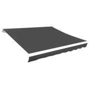 vidaXL Markisduk antracit 5x3 m
