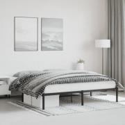vidaXL Sängram metall svart 180x200 cm