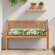 vidaXL Kudde Blommor Flerfärgsdesign 120 x 50 x 12 cm Oxford Tyg