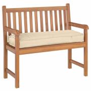 vidaXL Kudde Beige 110 x 40 x 8 cm Oxford Tyg