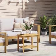 vidaXL Sidobord Olivenatur 50 x 35 x 45 cm Massivt Akaciaträ