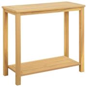 vidaXL Trädgårdskonsolbord med lagring Ljus akacia 80 x 35 x 75 cm