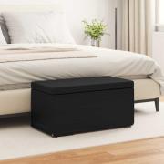 vidaXL Pall Svart 81 x 41 x 40 cm Konstläder och konstruerat trä