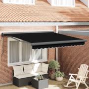 vidaXL Markis Svart 300 x 250 x 165 cm Polyester och aluminium