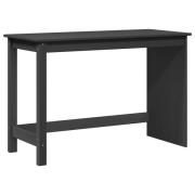 vidaXL Skrivbord Grå 112 x 50 x 75 cm Massiv furu