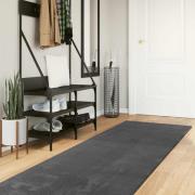 vidaXL Områdesmattor Rektangulär HUARTE Antracit 1000 x 80 cm