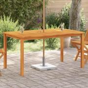 vidaXL Trädgårdsbord 150x90x74 cm massivt akaciaträ
