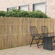 vidaXL Bambustängsel Naturfärg 400 x 150 cm Bambu