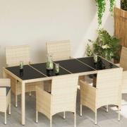 vidaXL Bordsskiva 4 pcs Svart Glas