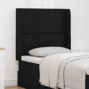 vidaXL Sänggavel Öra Svart 80 x 16 x 4 cm PVC