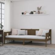 vidaXL Dagbädd honungsbrun 90x200 cm massiv furu