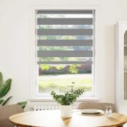 vidaXL Zebragardin 50,9x100 cm Tygbredd 46,7 cm grå