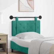 vidaXL Hängande sänggavel Turkos Sammet