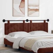 vidaXL Hängande Huvudgavel Skinande Brun 170 x 55 x 5 cm Antik PU