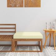 vidaXL Utomhuspall Massivt Akaciaträ Naturfärg