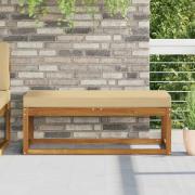 vidaXL Utomhus sitskudde Beige 115 x 40 x 8 cm 100% Polyester