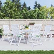 vidaXL Stolkuddar 6 pcs Flerfärgsdesign 50 x 50 x 4 cm Oxford Tyg