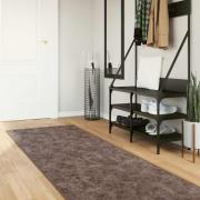 vidaXL Mattlöpare MARSA Grå 100 x 300 cm Polyester och PVC