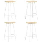 vidaXL Barstolar 4 st massivt mangoträ