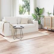 vidaXL Områdesmattor Rektangulär SIROLO Beige 200 x 80 cm Polyester