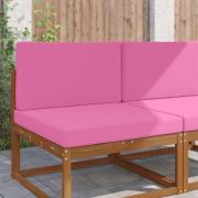 vidaXL Utomhus Soffa Kudde 2 pcs Rosa Polyester