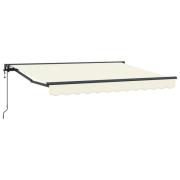 vidaXL Elektrisk Retraktabel Markis Kräm 2,5 x 2 m