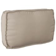 vidaXL Kudde Taupe 70 x 40 x 12 cm Oxford Tyg