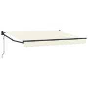 vidaXL Elektrisk Retraktabel Markis Kräm 2,5 x 2 m