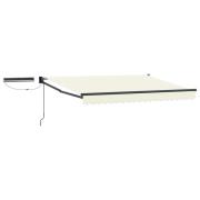 vidaXL Elektrisk Retraktabel Markis Kräm och antracit 3 x 2,5 m