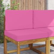 vidaXL Utomhus Soffa Kudde 2 pcs Rosa Polyester