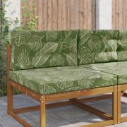 vidaXL Utomhus Soffa Kudde 2 pcs Bladdesign Polyester