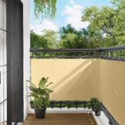 vidaXL Balkong Skärm Sand 100 x 200 cm Oxford Tyg