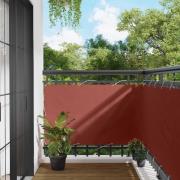 vidaXL Balkong Skärm Terracotta 100 x 800 cm Oxford Tyg