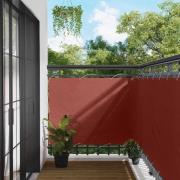 vidaXL Balkong Skärm Terracotta 110 x 500 cm Oxford Tyg