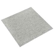 vidaXL Matta 20 pcs Ljusgrå 50 x 50 cm 100% Polypropen